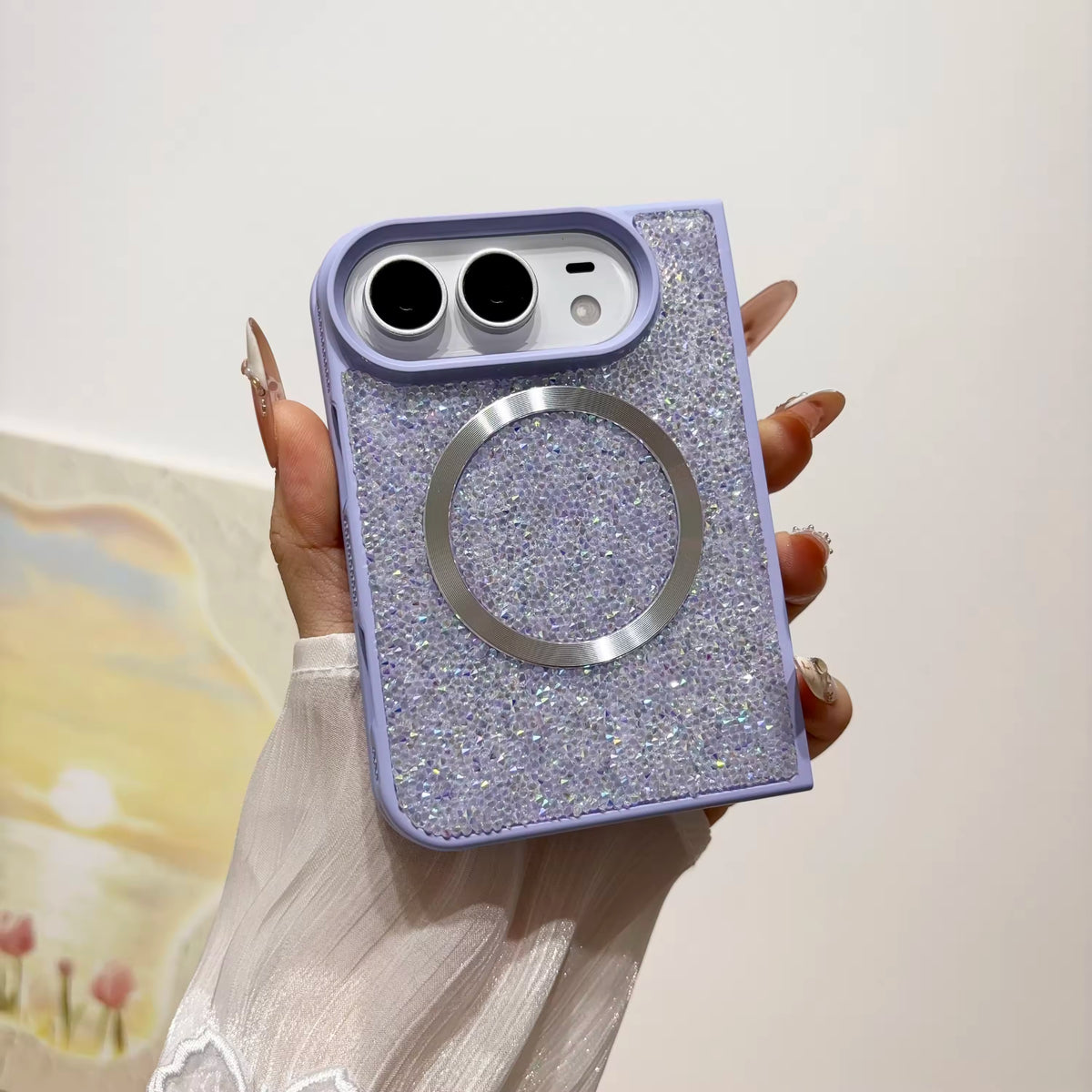 Glitter Diamond Hard Phone Case for iPhone Duo