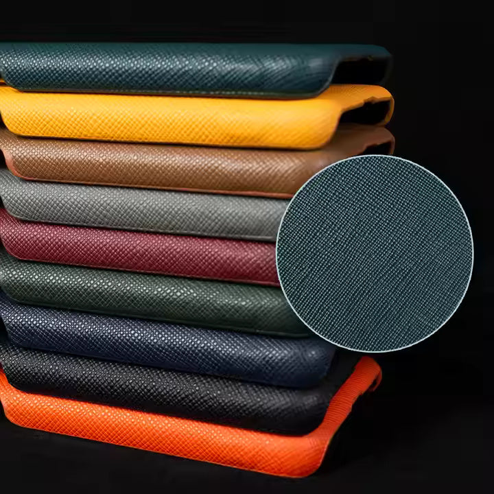 Genuine Leather Case For Google Pixel Phone (Cross grain pattern)
