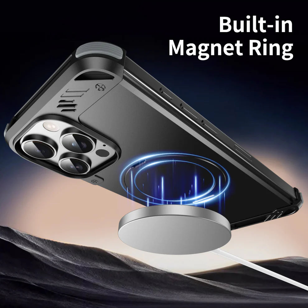 Aroma Air Cushion Metal Case For iPhone