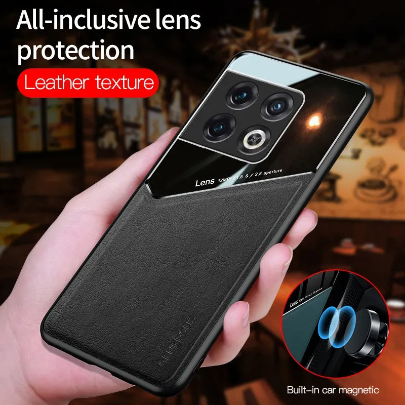 DualTone Magnetic Leather Case For OnePlus