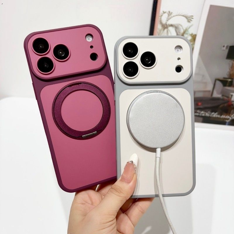Camera Protection Ringstand Phone Case for iPhone