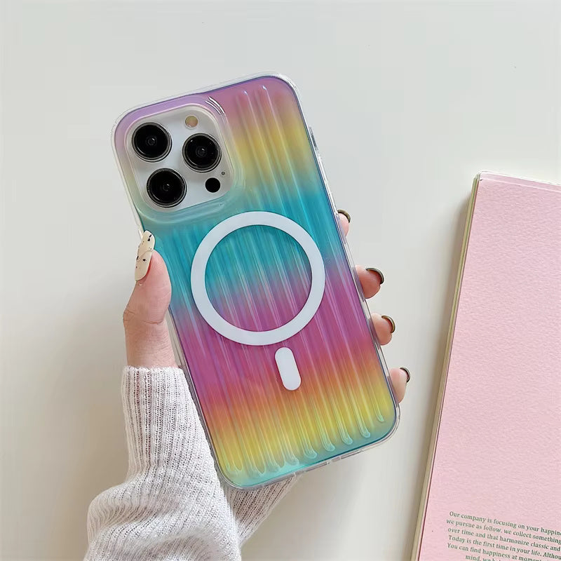 Aurora Colors Case With MagSafe For iPhone