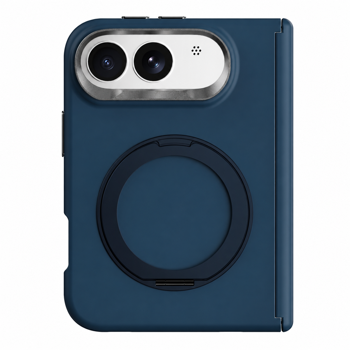 Matte Finish Magnetic Rotating Ring Stand Case for iPhone Duo