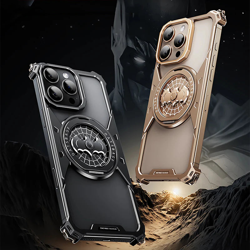 BatmanWeb Metal Ring Stand Case For iPhone