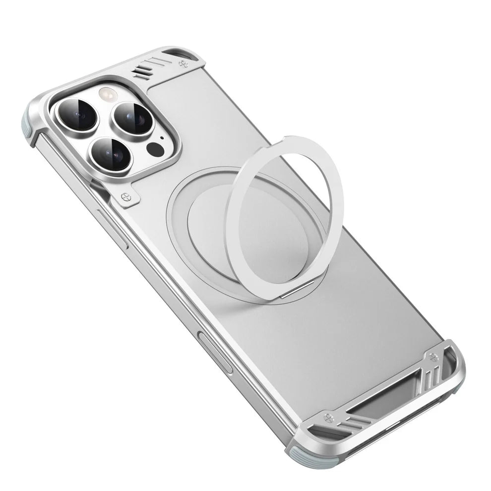 Aroma Air Cushion Metal Case For iPhone