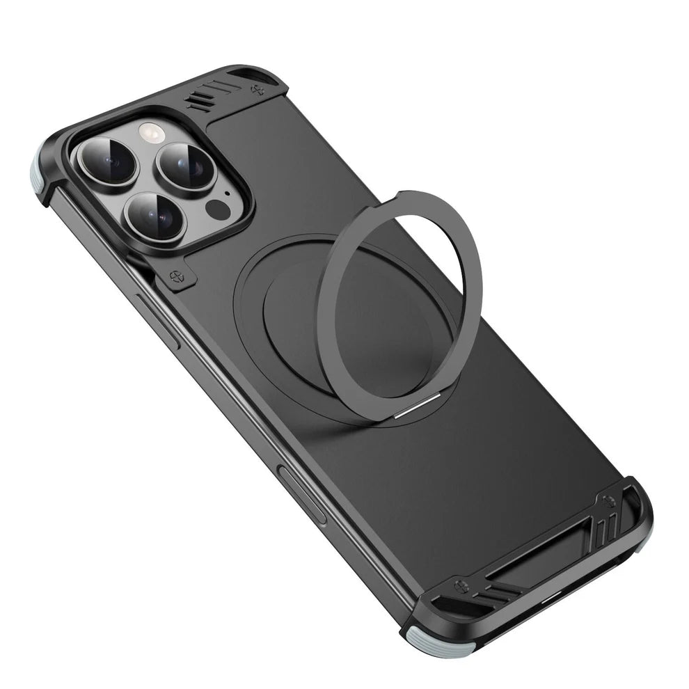 Aroma Air Cushion Metal Case For iPhone
