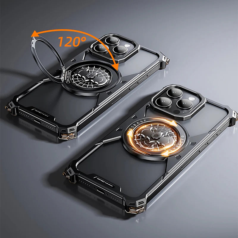 BatmanWeb Metal Ring Stand Case For iPhone