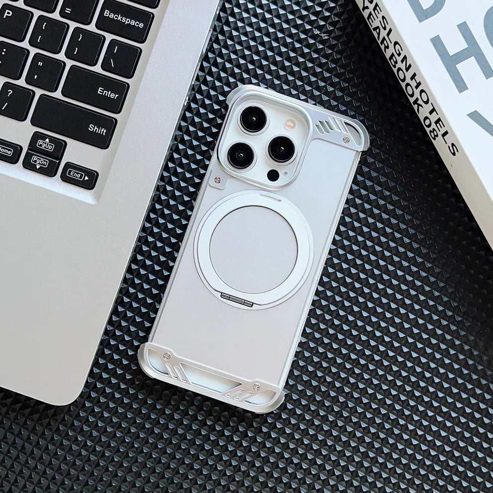 Aroma Air Cushion Metal Case For iPhone