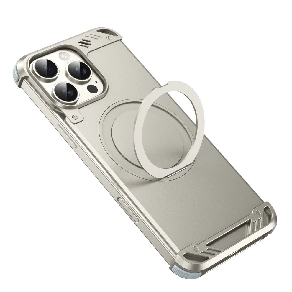 Aroma Air Cushion Metal Case For iPhone