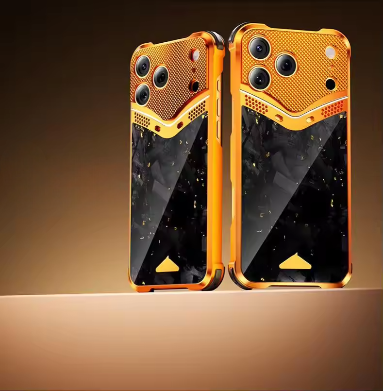 CarbonCore Metal Armor Case For iPhone