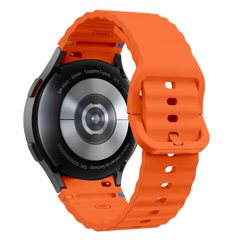 Color Silicone Sport Band For Samsung Watch