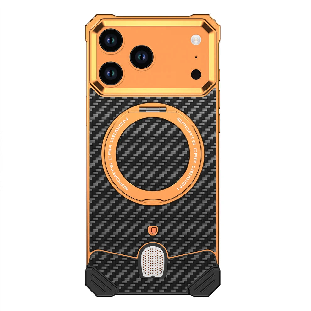 CarbonFiber Texture Hypercar Design Case For iPhone