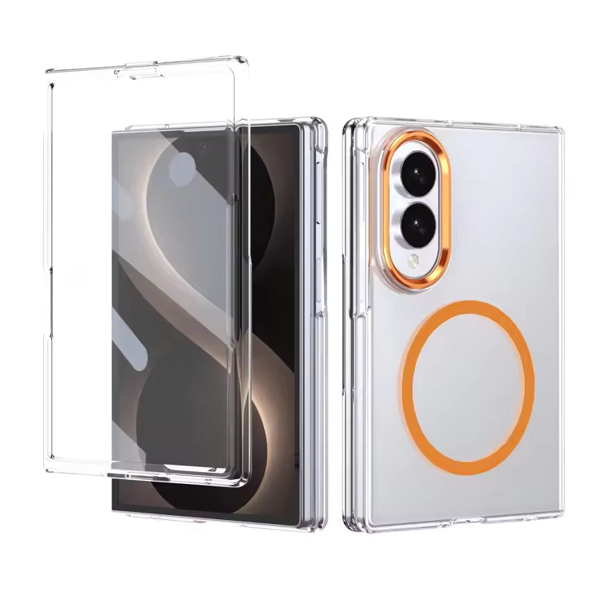 GlassFront ColorBorder Case For Samsung Fold