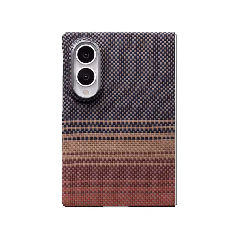 Colour Magnetic Carbon Fiber Case For Samsung Fold