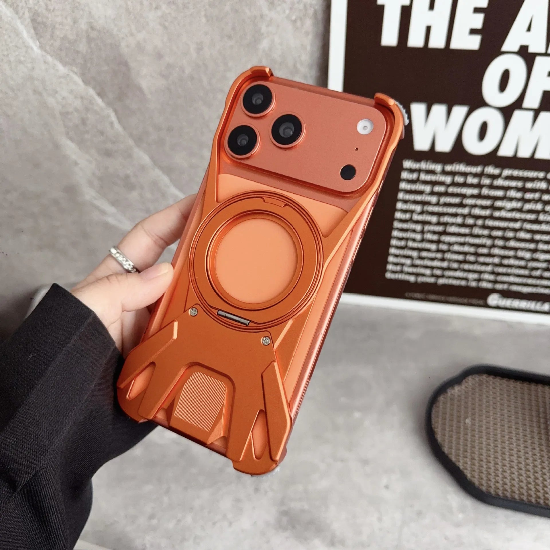 Metal Sports Car Design Case For iPhone