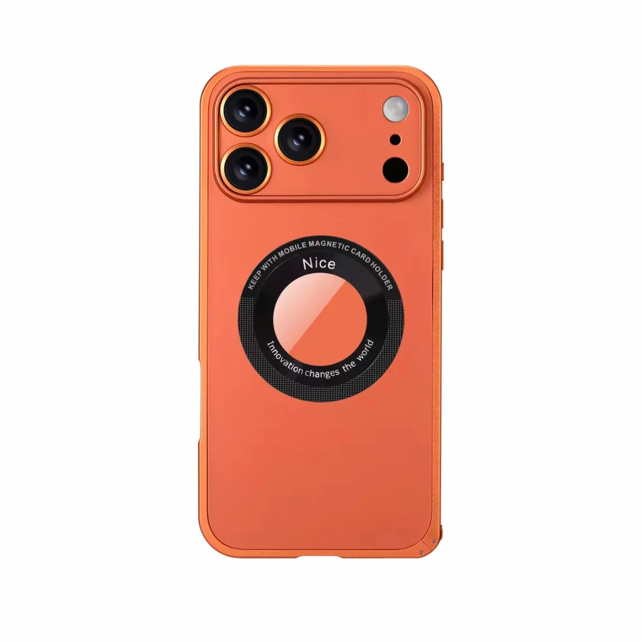 Metal Hollow Magnetic Case For iPhone