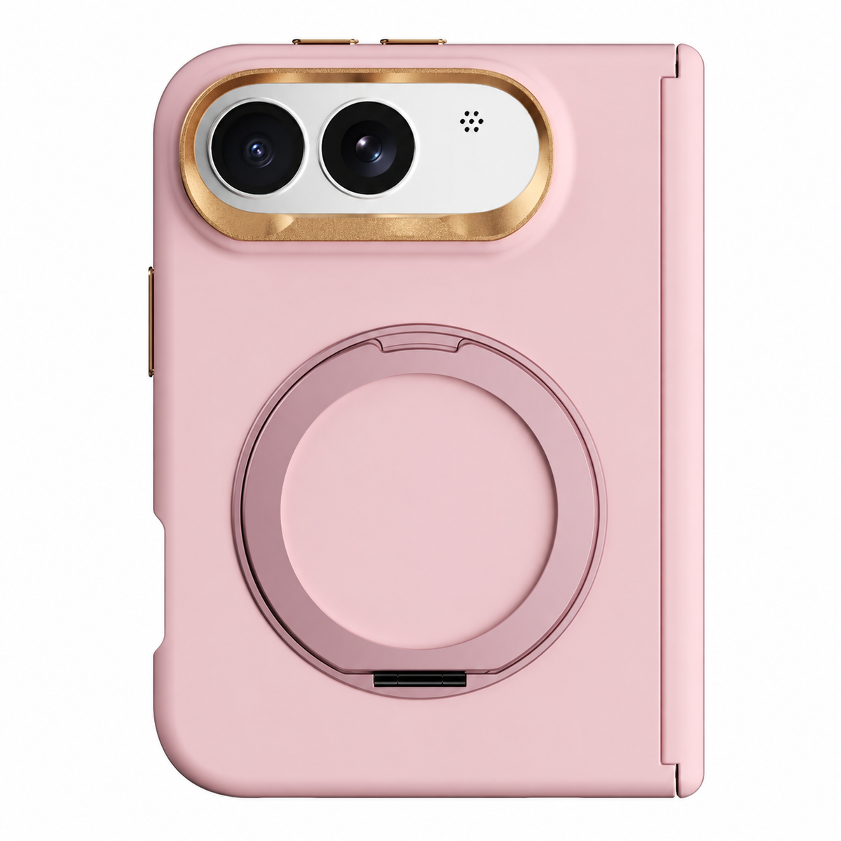 Matte Finish Magnetic Rotating Ring Stand Case for iPhone Duo