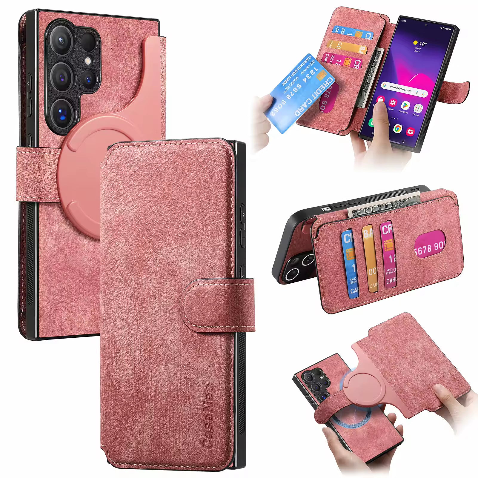 Detachable Flip Case For Samsung