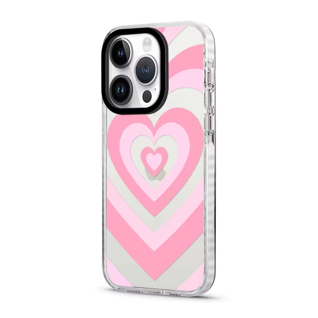 Heart Wave Clear Case For iPhone