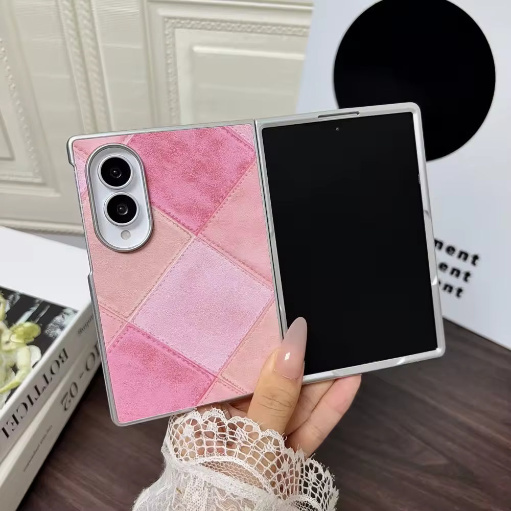Lattice Pattern Design Case For Samsung Fold