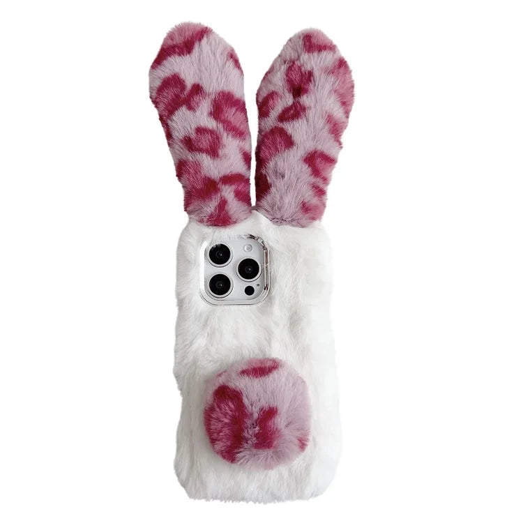 Bunny Ears Fluffy Furry Case For iPhone