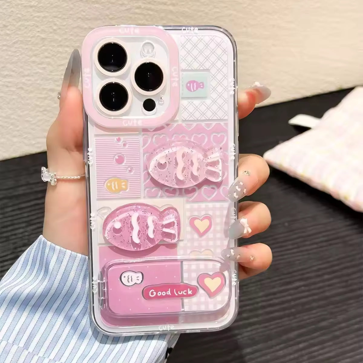 Good Luck Candy Fish Case For iPhone