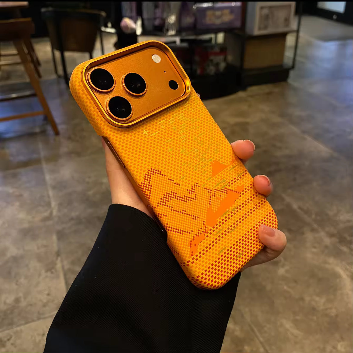 Textured Colour Magnetic Carbon Fiber Case for iPhone
