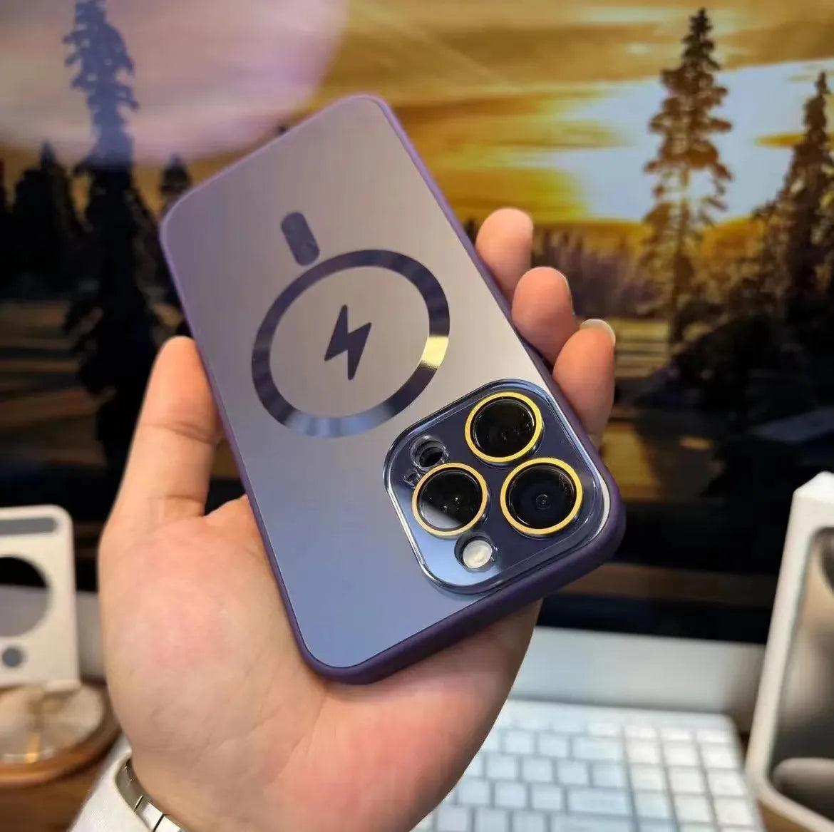Frosted Lightning Case For iPhone