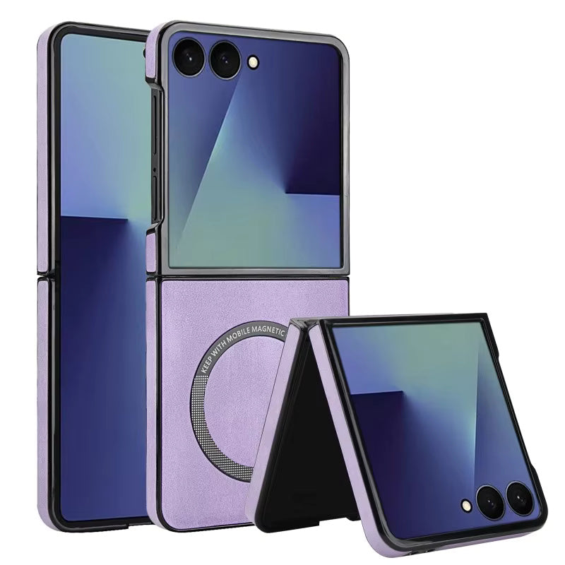 LeatherRIng Case For Samsung Flip