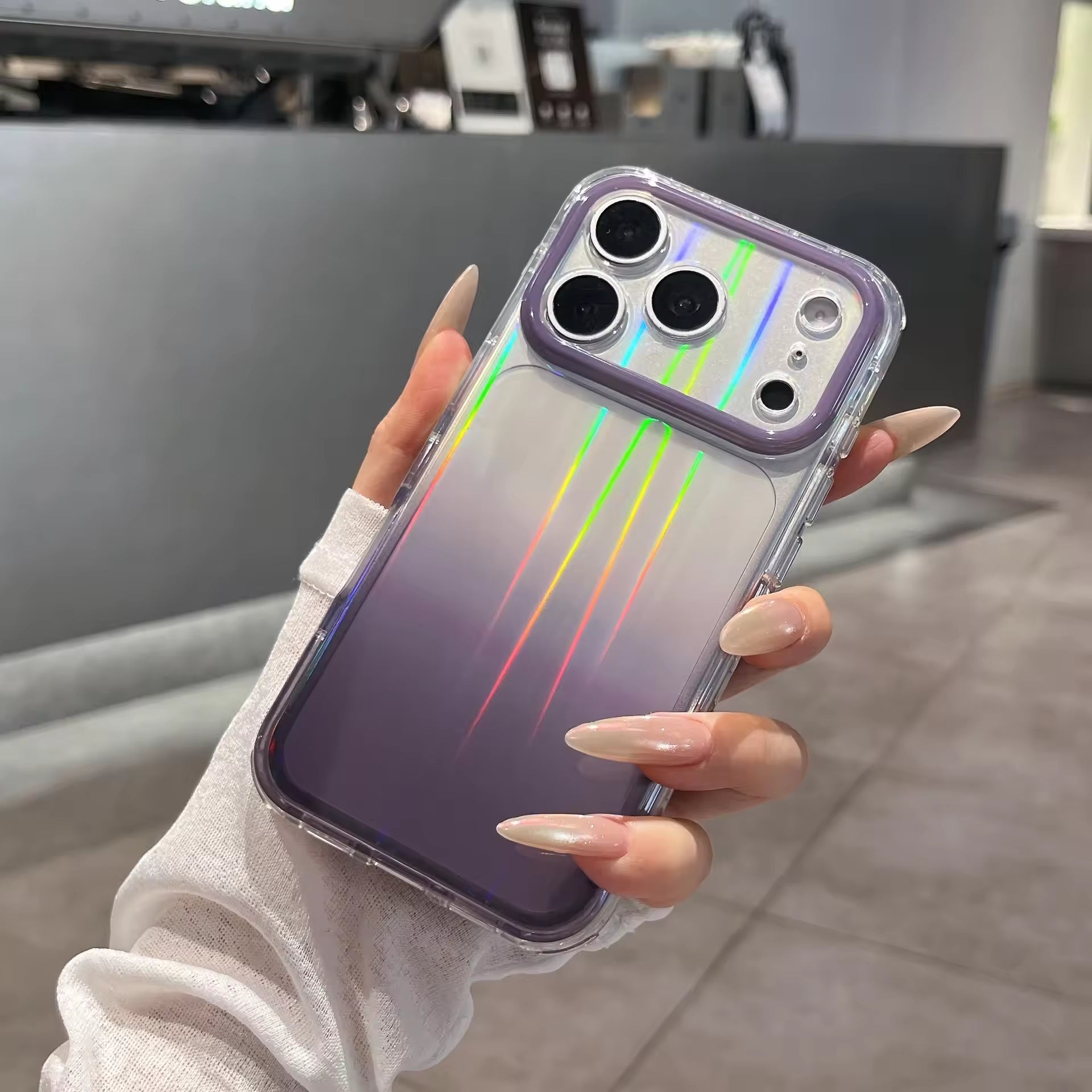 Clear Gradient Case For iPhone
