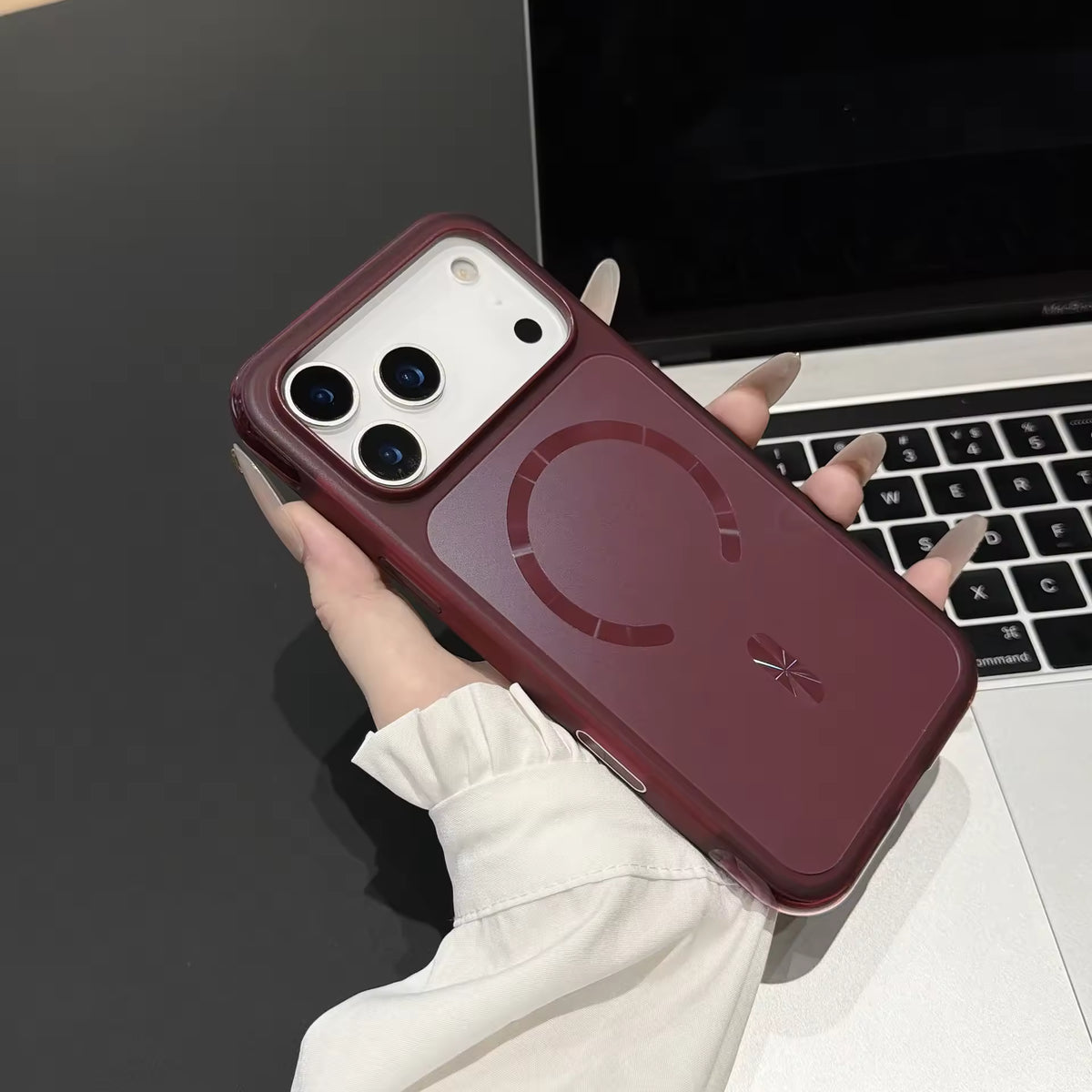 Frosted Magnetic Matte Case for iPhone