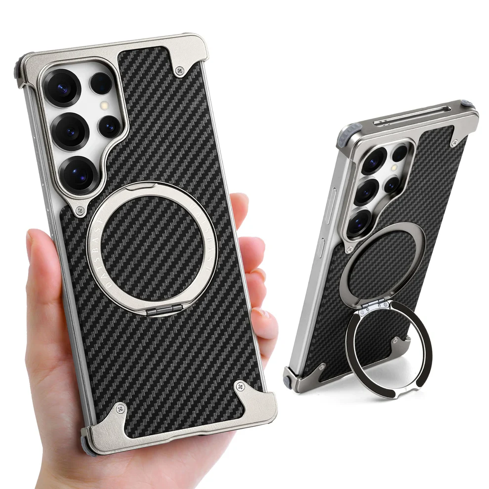 Anti-Collision Carbon Fiber Cover For Samsung