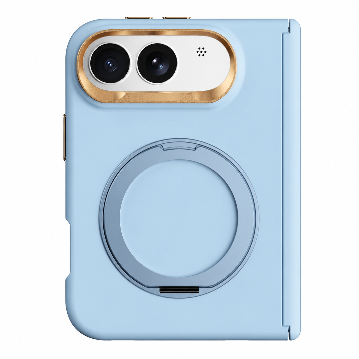 Matte Finish Magnetic Rotating Ring Stand Case for iPhone Duo
