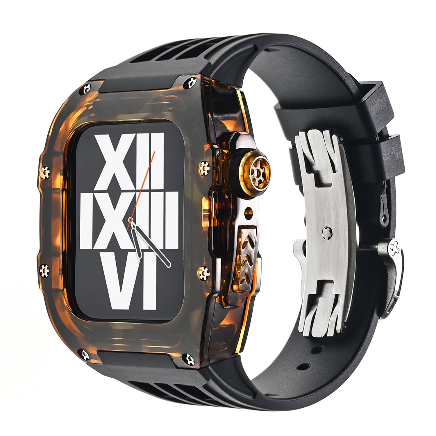 Tiger Pattern 49mm Mod Kit Watch Case For Apple Ultra Watch