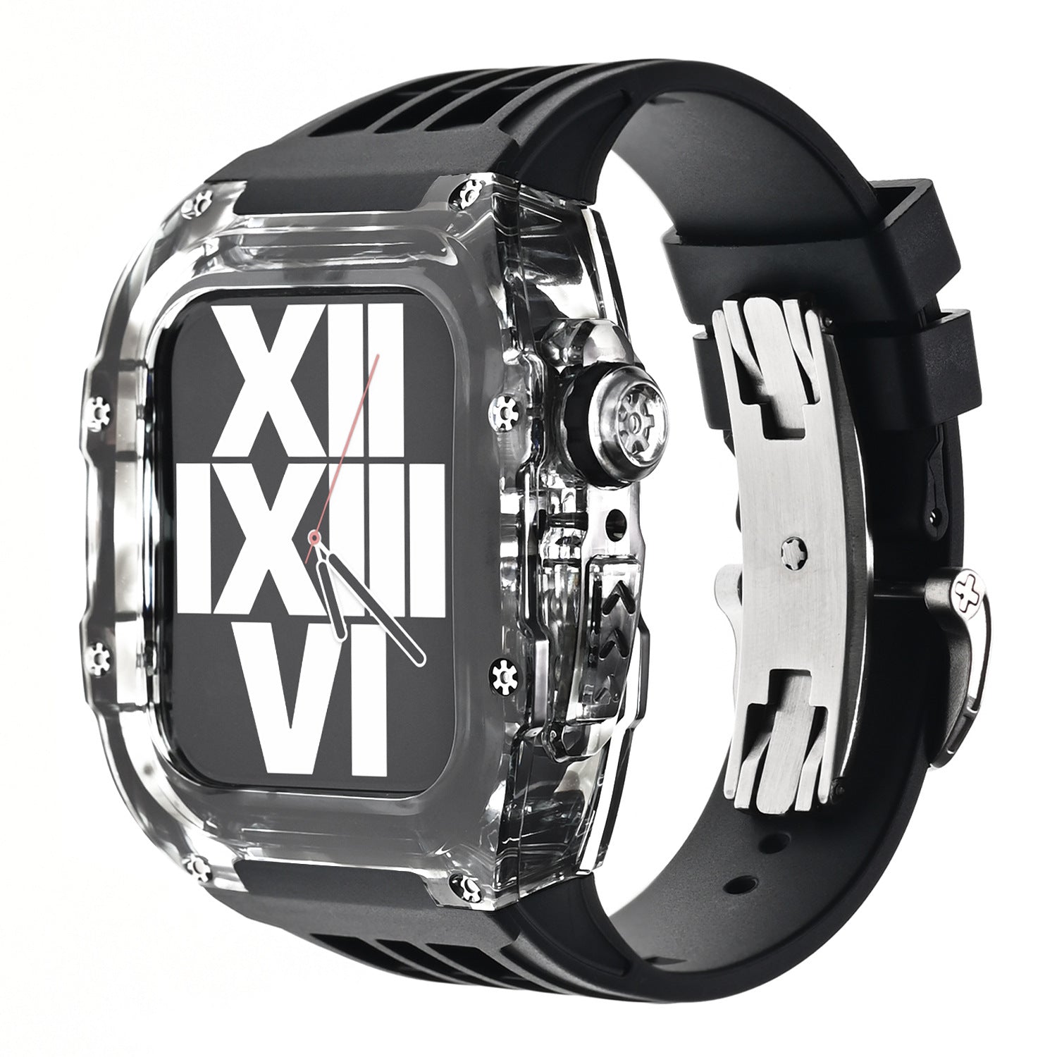 Tiger Pattern 44-45mm Mod Kit Watch Case For Apple Ultra Watch