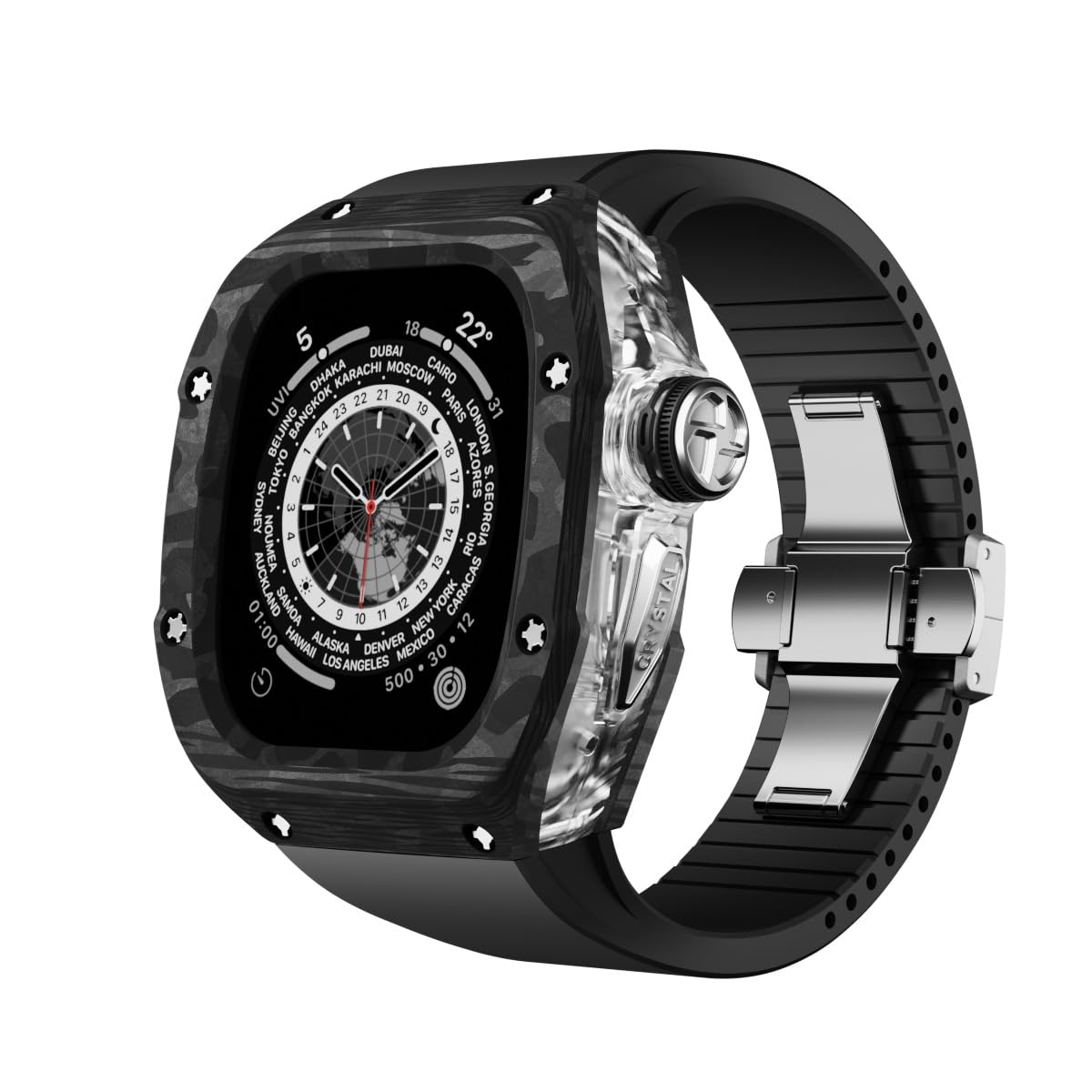 CRYSTAL CF Series Watch Case 49mm (Silver)