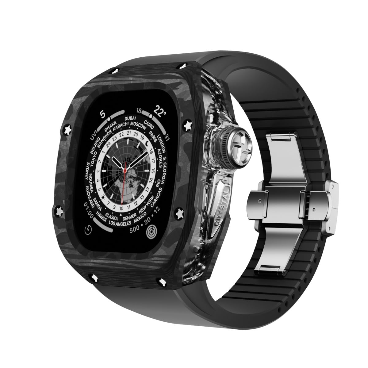 CRYSTAL CF Series Watch Case 49mm (Silver)