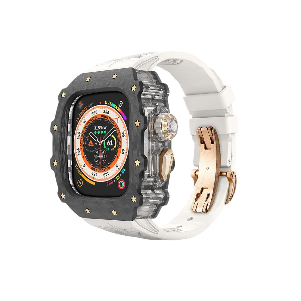 GLACIUM CF Series Watch Case 46mm (Rose Gold)