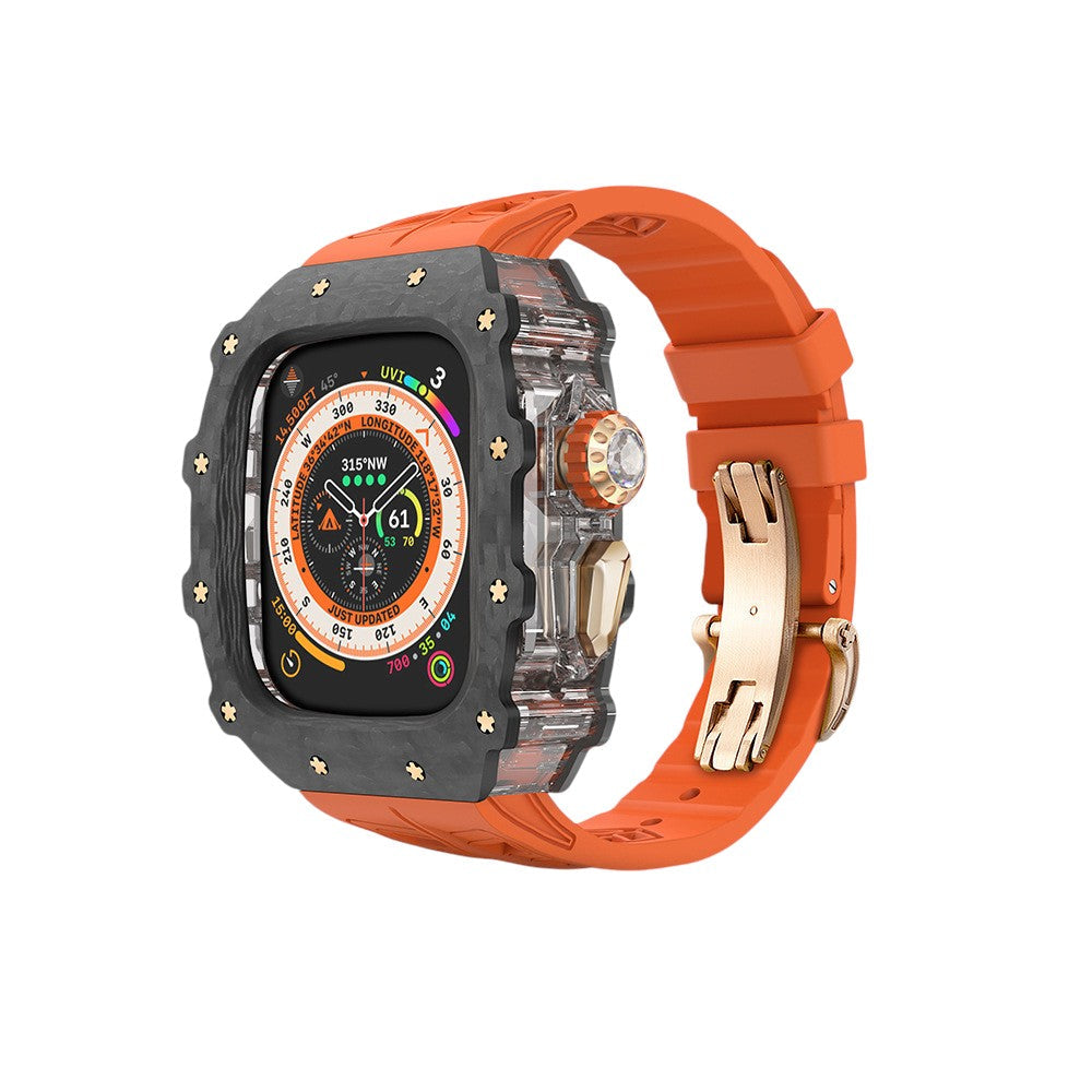 GLACIUM CF Series Watch Case 44/45mm (Rose Gold)
