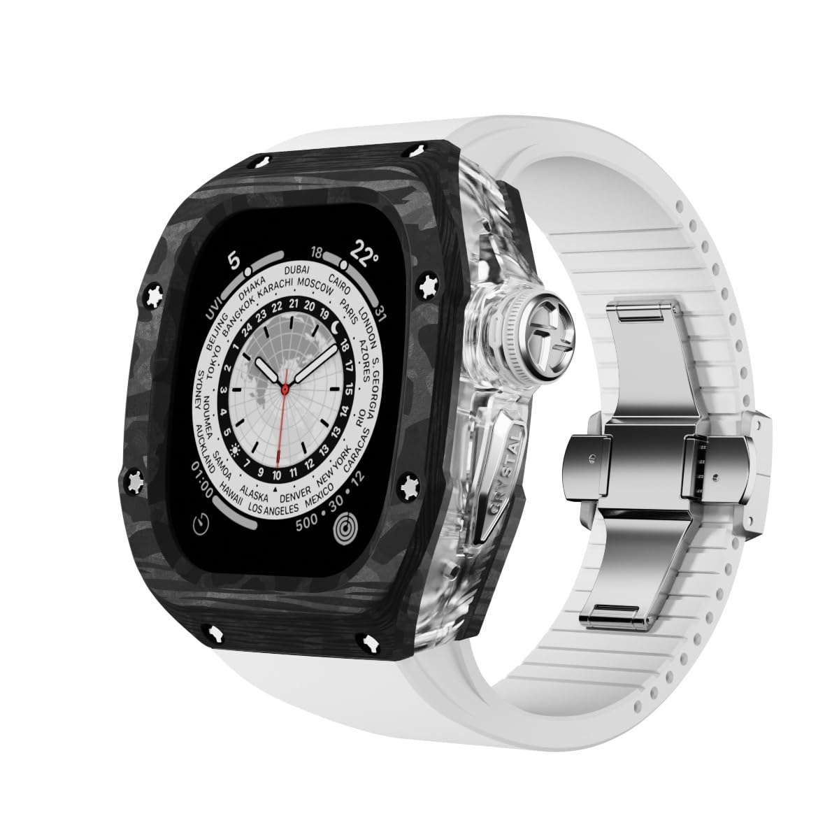 CRYSTAL CF Series Watch Case 49mm (Silver)