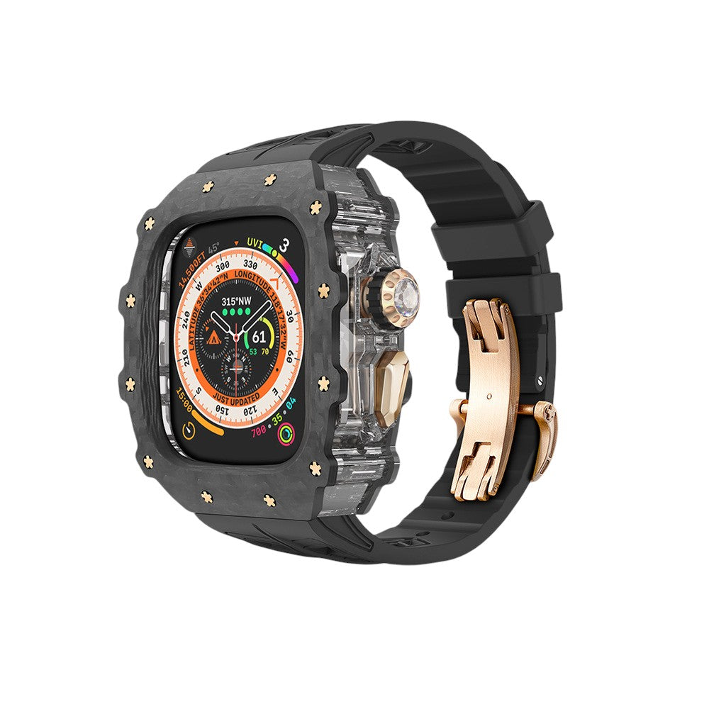 GLACIUM CF Series Watch Case 46mm (Rose Gold)