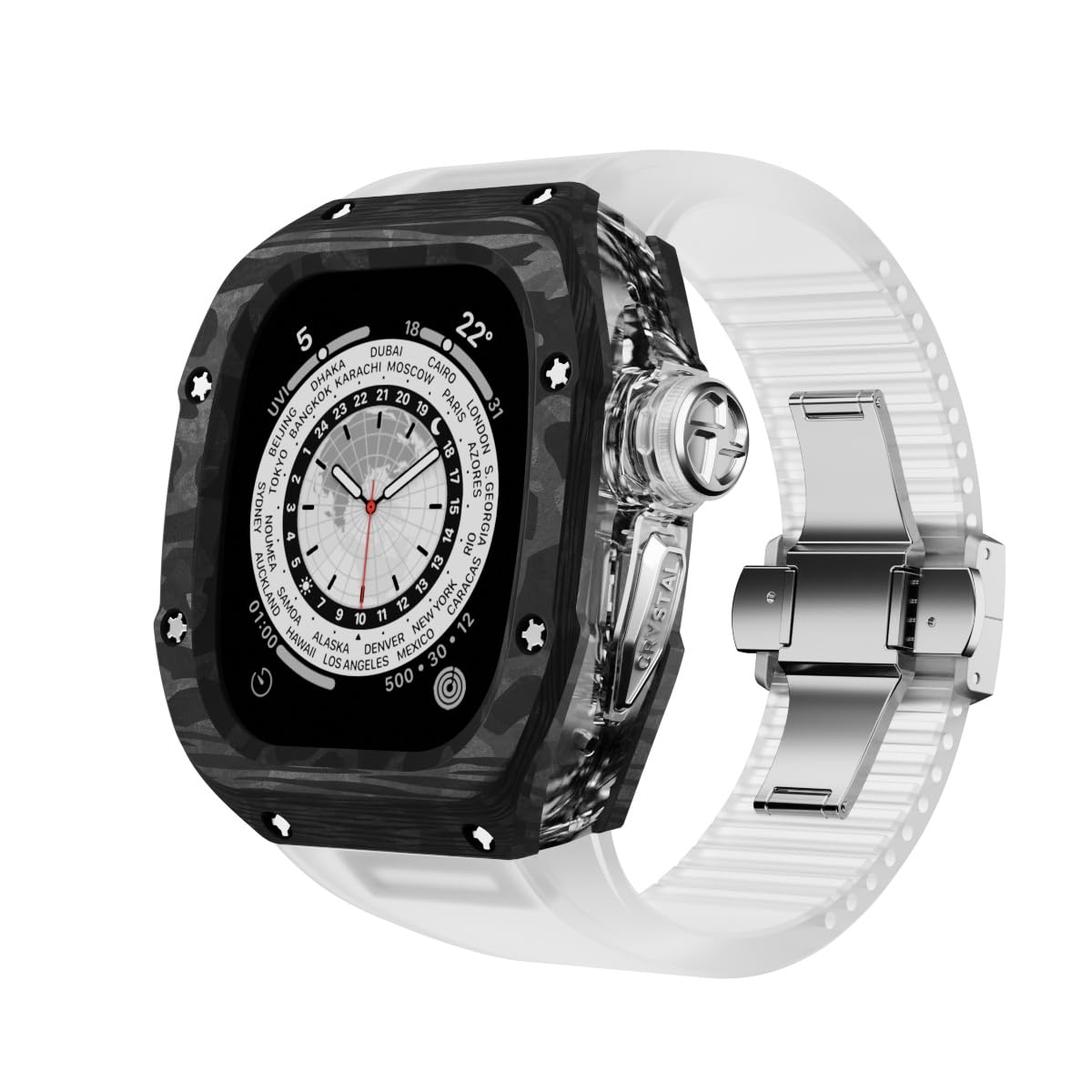 CRYSTAL CF Series Watch Case 49mm (Silver)