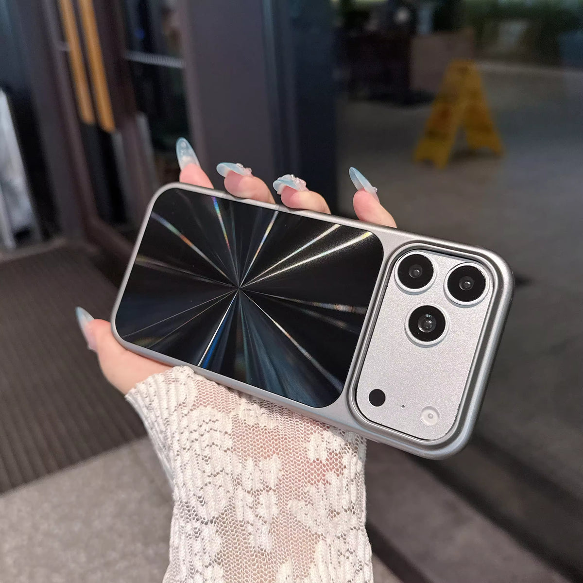 Geometric Starburst Shockproof Protective Case for iPhone