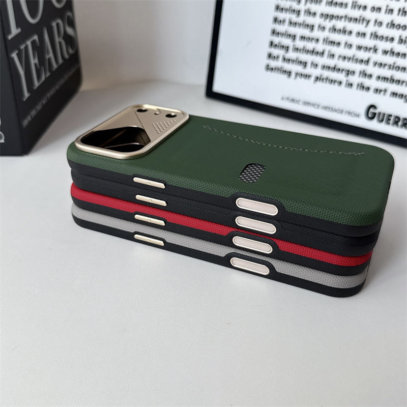 Texture Card Slots Holder Protective Case for iPhone