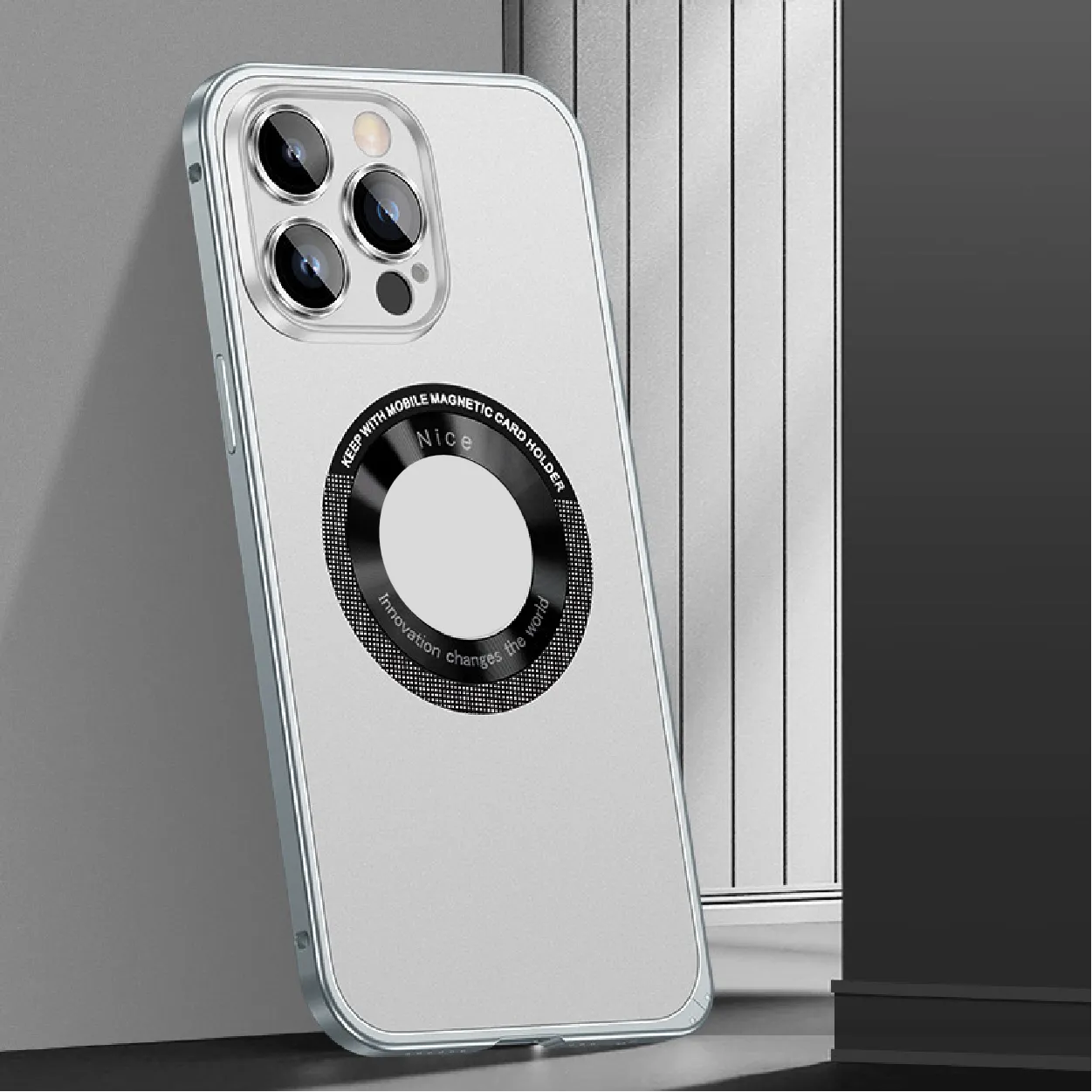 Metal Hollow Magnetic Case For iPhone