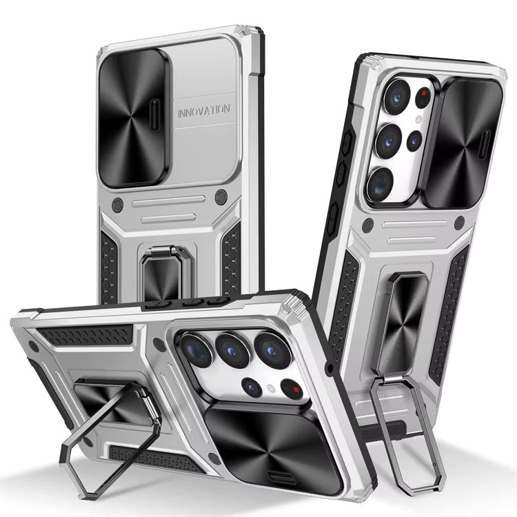 Armor Shockproof Cover With Ring Holder For Samsung