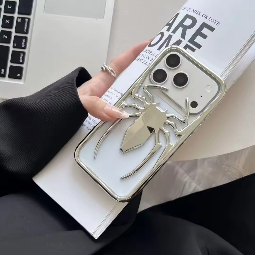 3D Spider Hollow Case For iPhone