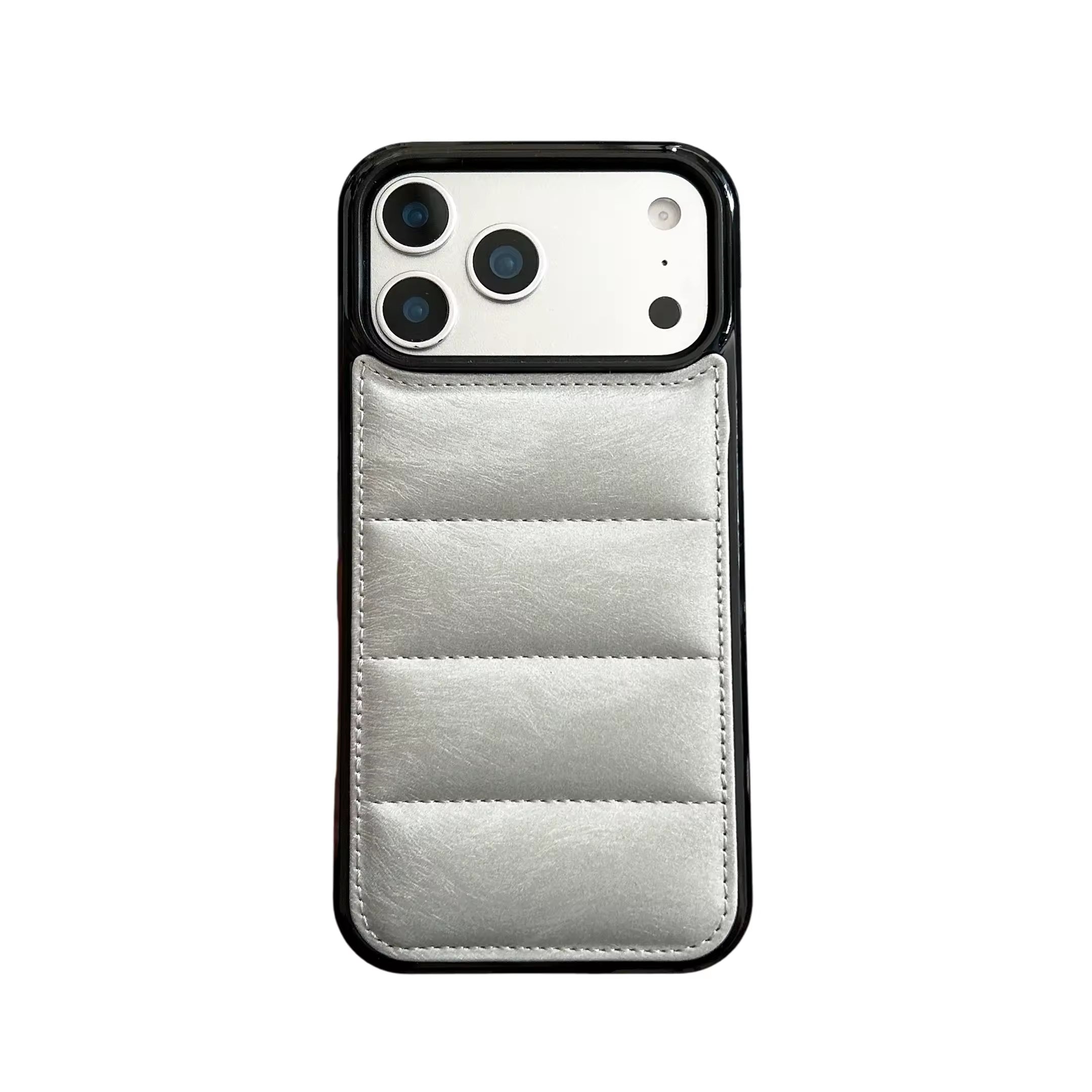 Texture Down Jacket Design Case For iPhone