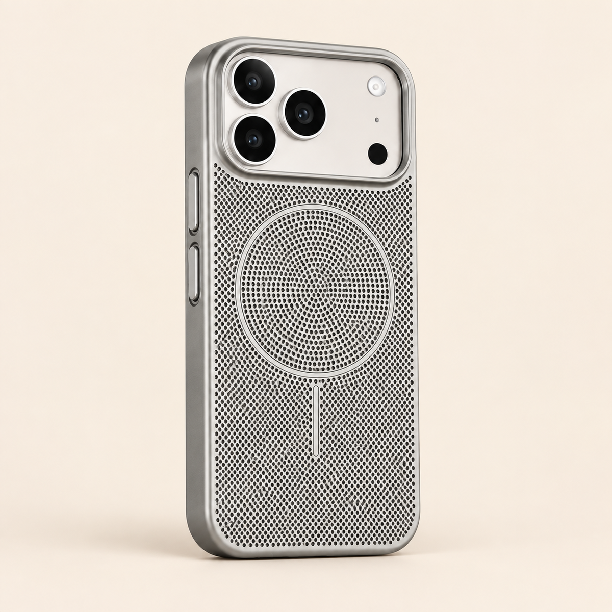 Magnetic Metal Mesh Phone Case for iPhone