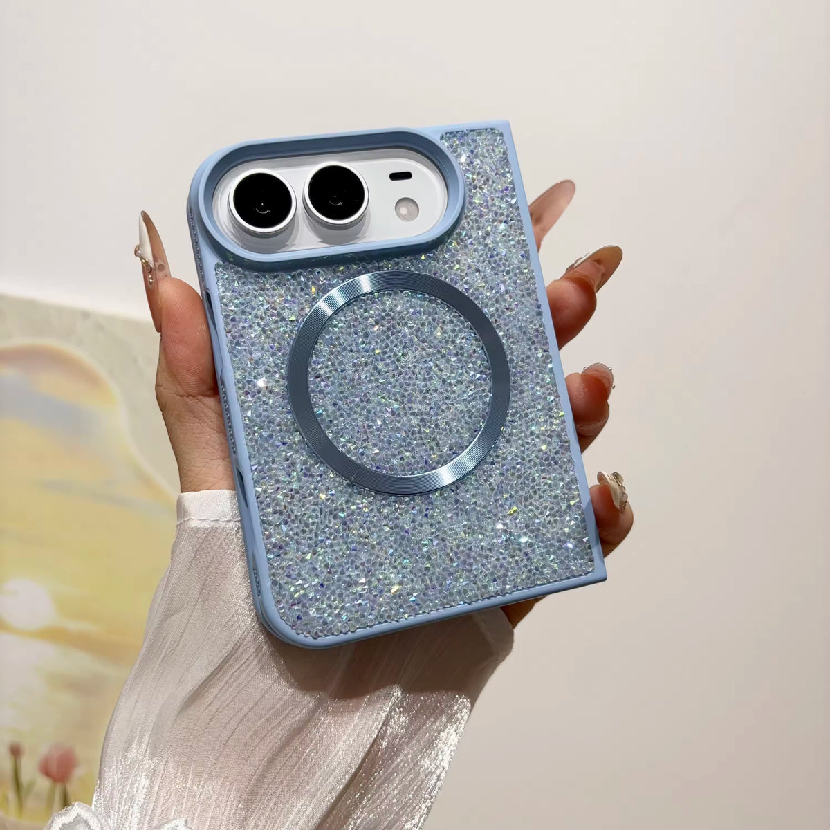 Glitter Diamond Hard Phone Case for iPhone Duo
